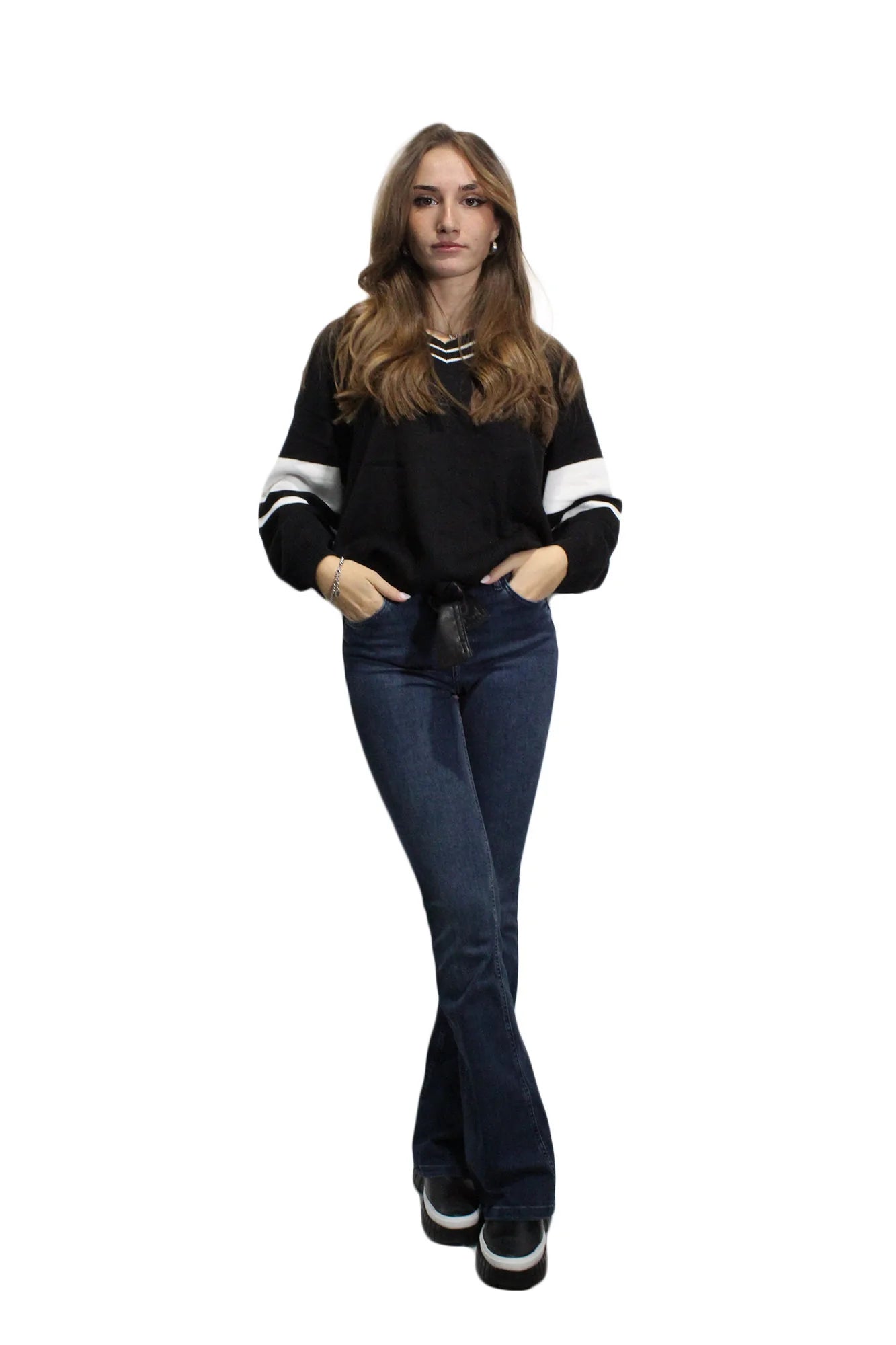 Maglione con scollo V richmond