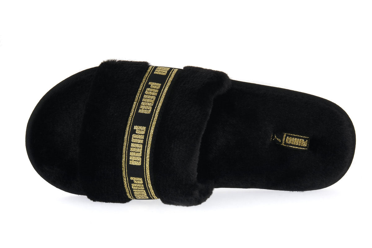 CIABATTE PUMA 05 FLUFF BLACK