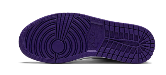 NIKE AIR  Jordan 1 Retro High Court Purple White