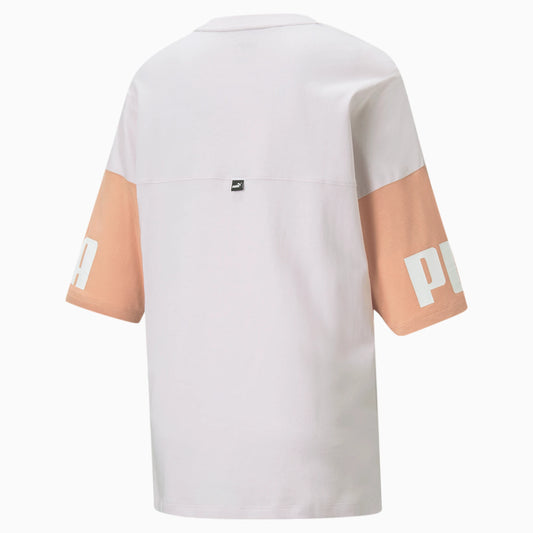PUMA T-shirt Power a blocchi di colore da donna
