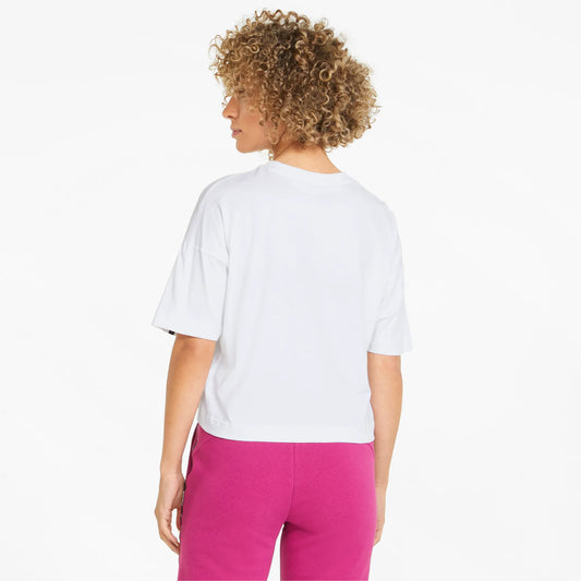 PUMA T-shirt corta Power Tape da donna