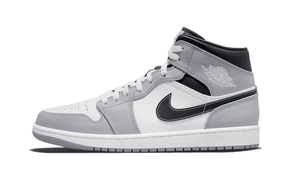 NIKE JORDAN 1 MID SMOKE GRAY LIGHT