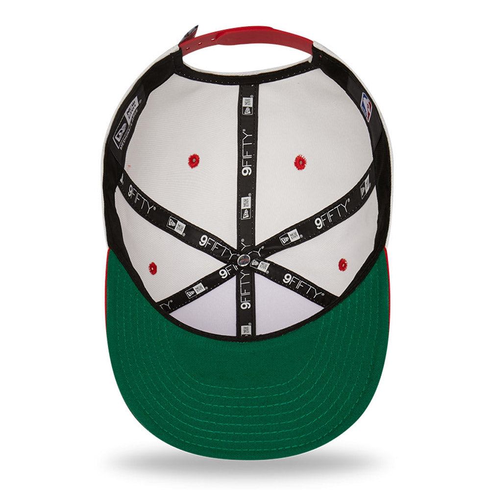 Cappellino 9FIFTY Snapback Chicago Bulls NBA Logo Bianco