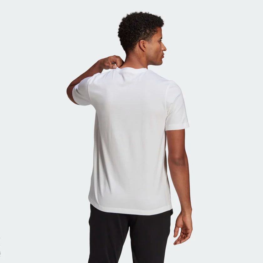 ADIDAS T-SHIRT STAMPATA CON SCATOLA CON LOGO BRUSHSTROKE