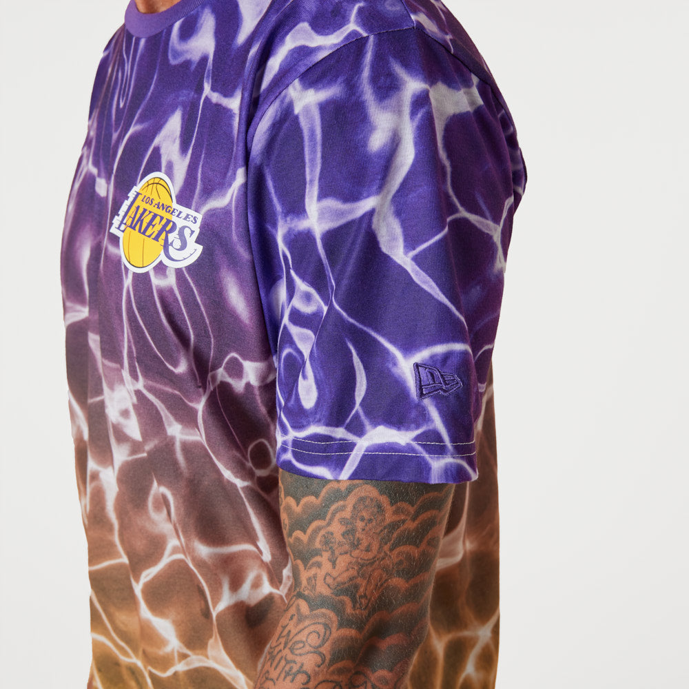 NBA T-SHIRT LAKERS EFFETTO ACQUA