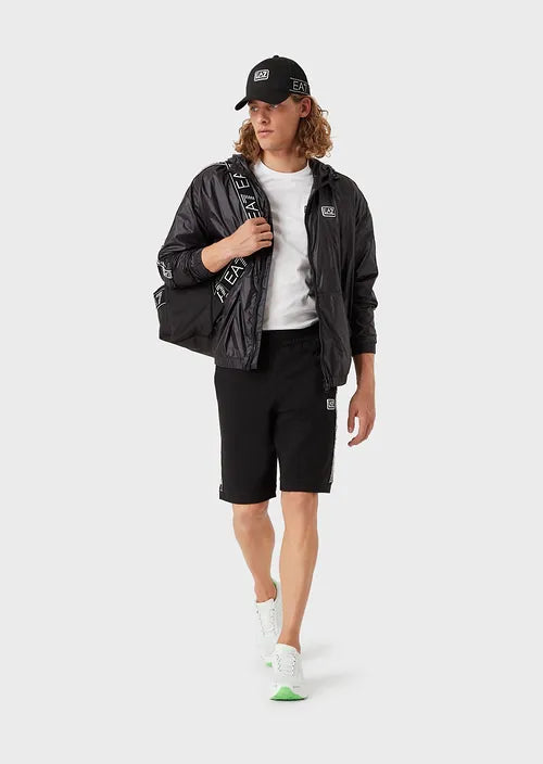 EA7 Logo Series Bermuda in cotone NEW COLLECTION