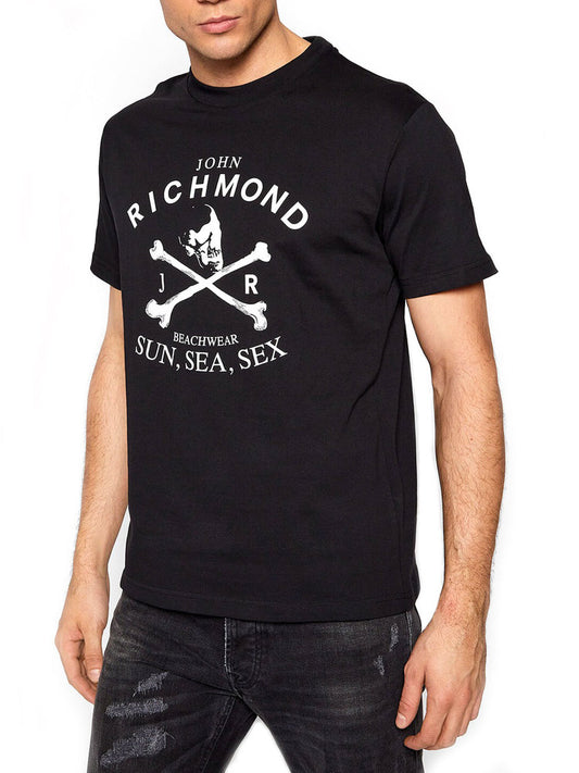 T-shirt Richmond da Uomo Nero NEW COLLECTION