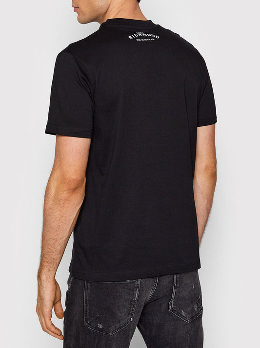 T-shirt Richmond da Uomo Nero NEW COLLECTION