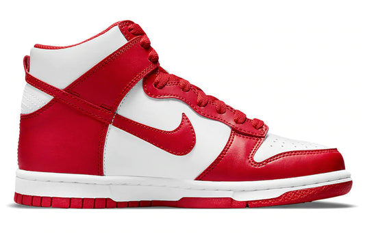 NIKE DUNK HIGH UNIVERSITY RED CHAMPIONSHIP WHITE RED