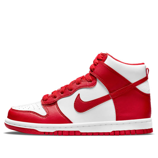 NIKE DUNK HIGH UNIVERSITY RED CHAMPIONSHIP WHITE RED