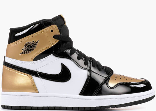 Nike Air Jordan 1 High Retro Patent Gold Toe