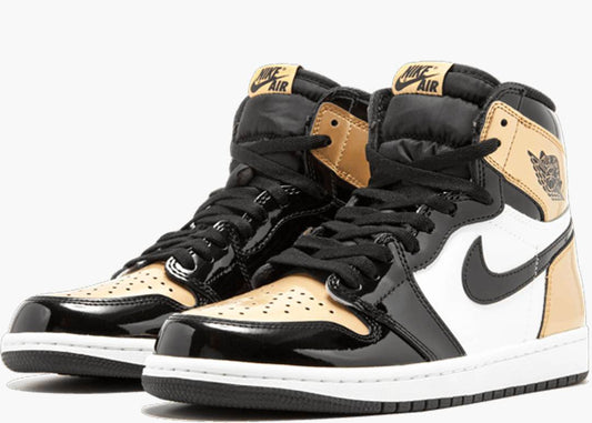 Nike Air Jordan 1 High Retro Patent Gold Toe