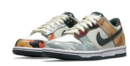 Nike Dunk Low Sail Multi-Camo