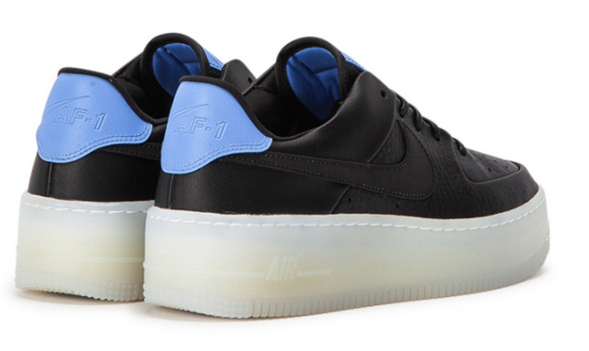 NIKE AIR FORCE 1 SAGE LOW LX BLACK BLUE