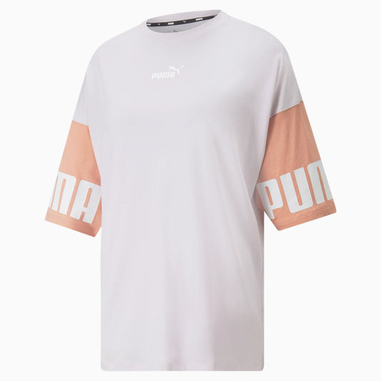 PUMA T-shirt Power a blocchi di colore da donna