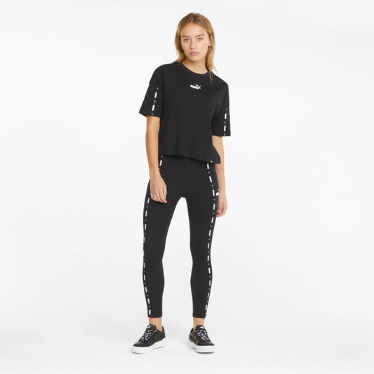 PUMA T-shirt corta Power Tape da donna