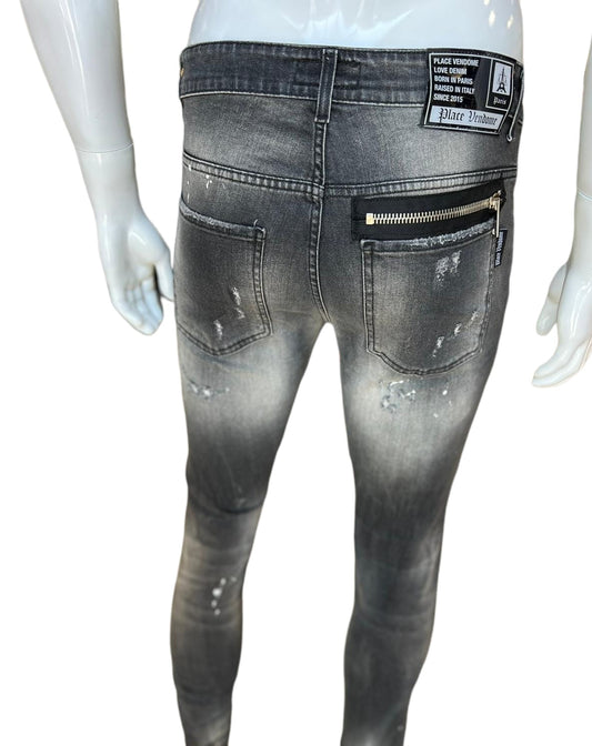 PLACE VENDOME JEANS PAINTING SKINNY